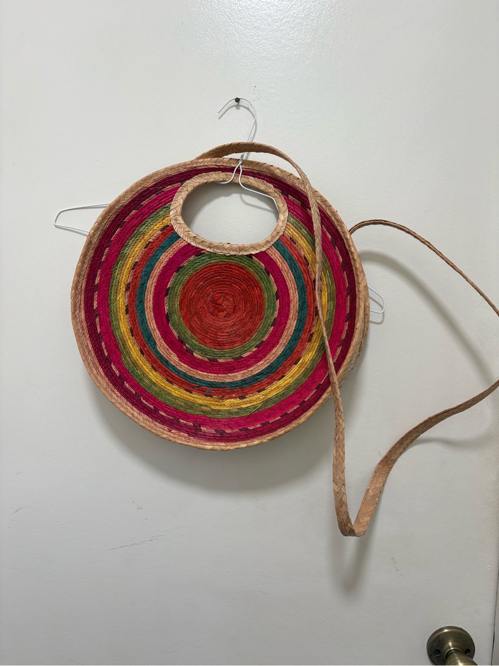 Handmade Beach Bag Straw Handle Bag